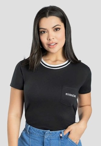 Camiseta Mujer Negro Mp 111397 MP