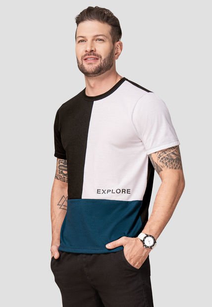 Camiseta Hombre Multicolor Mp 103621