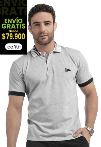 Polo Hombre Gris Jaspe Mp 87618 MP