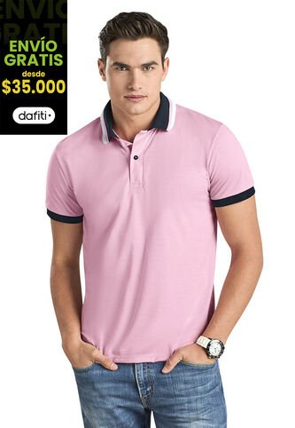 Polo Hombre Rosado Mp 96612 MP