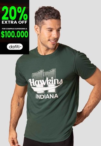 Camiseta Hombre Verde Pino Mp 115122 MP