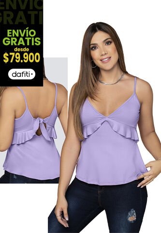 Camiseta Mujer Lila Mp 7234 MP