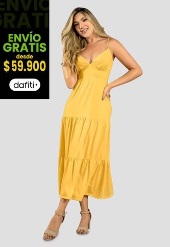 Vestido Largo Mujer Girasol Mp 111399 MP