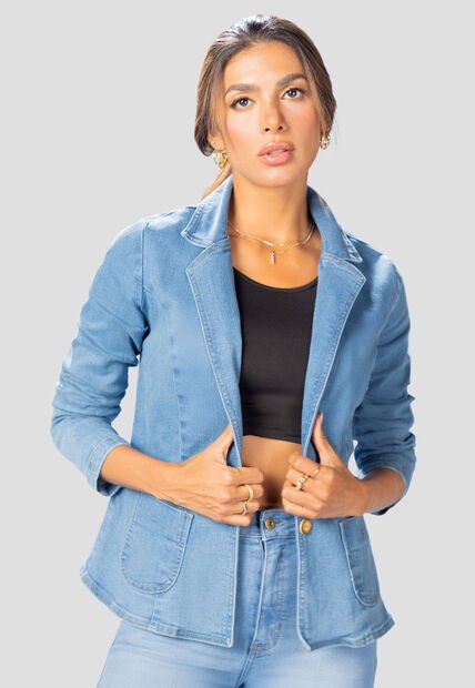 Chaqueta Mujer Azul Mp 108278
