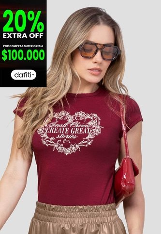 Camiseta Mujer Merlot Mp 115130 MP