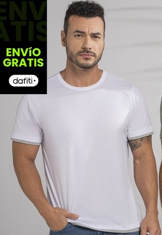 Camiseta Hombre Blanco Mp 389 MP