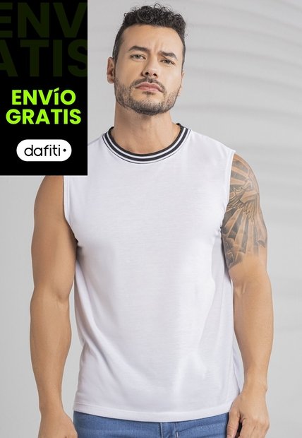 Camisilla Hombre Blanco Mp 101775