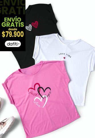 Camiseta Mujer Negro Mp 2363 MP