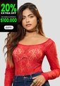 Body Mujer Rojo Mp 115026 de MP