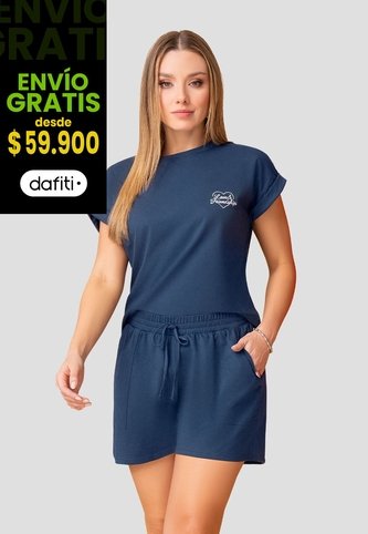 Conjunto Mujer Azul Profundo Mp 112053 MP