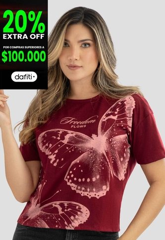 Camiseta Mujer Merlot Mp 113882 MP