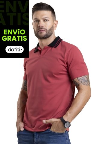 Polo Hombre Rojo Mp 4104 MP