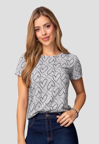 Camiseta Mujer Estampado Mp 112021 MP