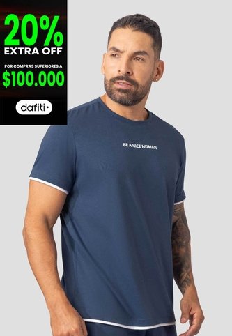 Camiseta Hombre Azul Profundo Mp 1901 MP