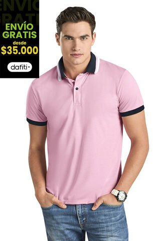 Polo Hombre Rosado Mp 96612 MP