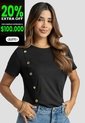 Blusa Mujer Negro Mp 115192 de MP