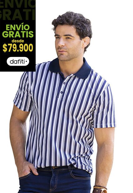Polo Hombre Estampado Mp 9280