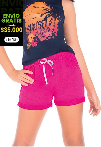 Jogger Para Niña Fucsia MP