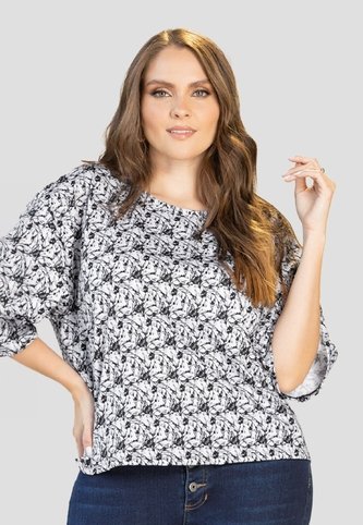 Camiseta Mujer Estampado Negro Mp 112226 MP