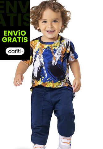 Conjunto Infantil Niño Azul Mp 5699 MP
