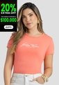 Camiseta Mujer Salmon Mp 115191 de MP