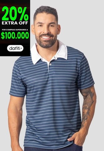 Polo Hombre Estampado Mp 115188 MP