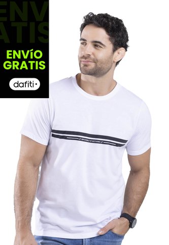Camiseta Hombre Blanco Mp 4055 MP