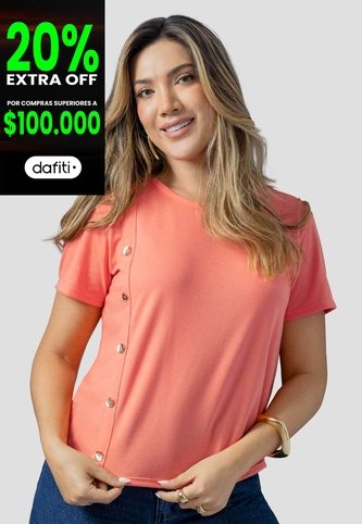Blusa Mujer Salmon Mp 115192 MP