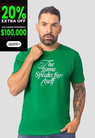 Camiseta Hombre Verde Antioquia Mp 115186 MP