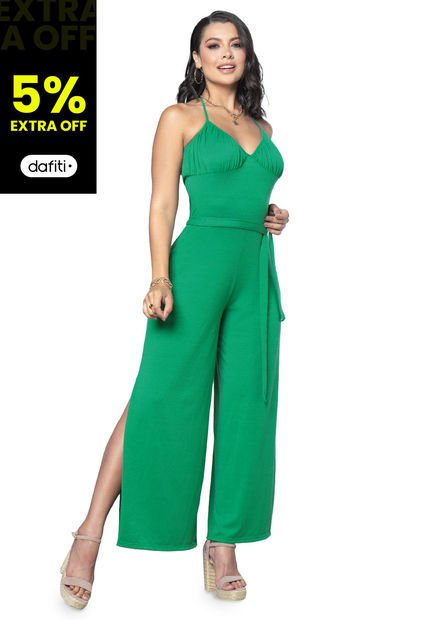 Enterizo Largo Mujer Verde Mp 4044
