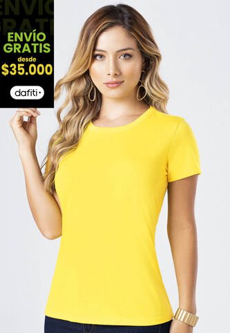 Camiseta Mujer Amarillo Mp 82961 MP