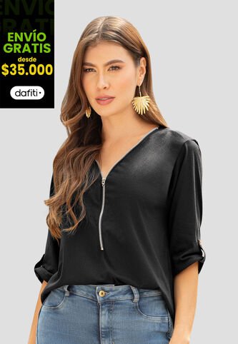 Blusa Mujer Negro Mp 110678 MP
