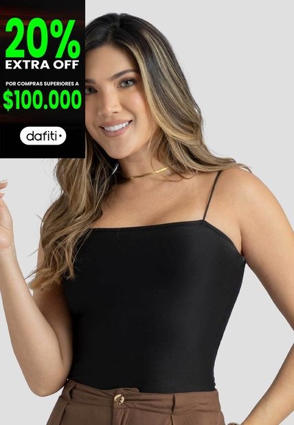 Blusa Mujer Negro Mp 115194