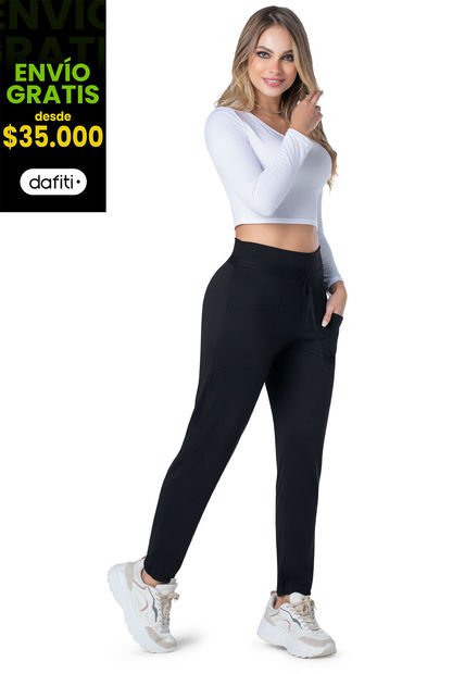 Pantalón Mujer Negro 32697