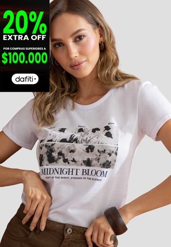 Camiseta Mujer Blanco Mp 114655 MP
