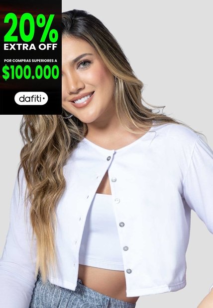 Camibuzo Mujer Blanco Mp 114987