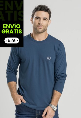 Camibuzo Masculino Azul Petróleo Oscuro Mp 3969 MP