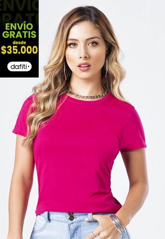 Camiseta Mujer Fucsia Mp 82961 MP