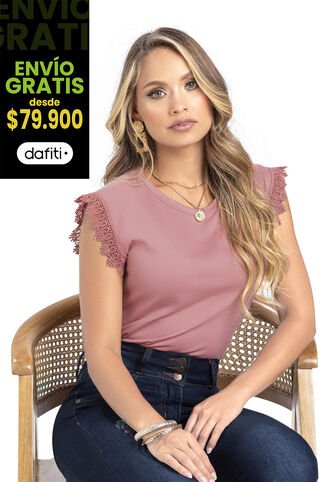 Camiseta Mujer Palo De Rosa Mp 88550 MP