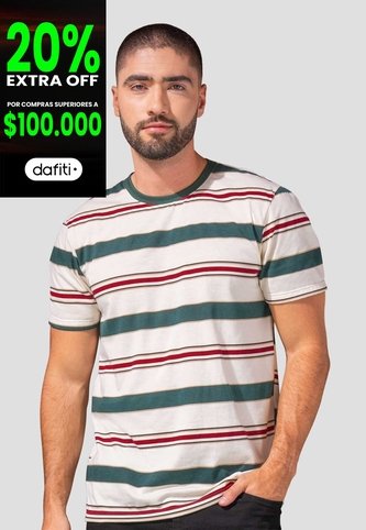 Camiseta Hombre Estampado Mp 114975 MP
