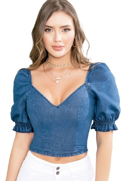 Blusa Adulto Azul Mp 91779