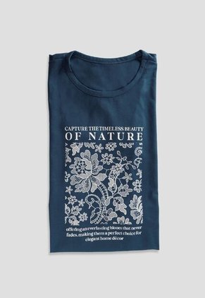 Camiseta Mujer Azul Profundo Mp 112217