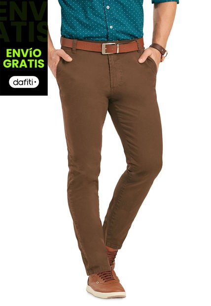 Pantalón Para Hombre Café MP