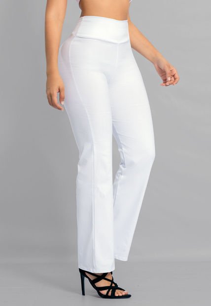 Pantalón Mujer Blanco Mp 108354