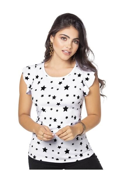 Camiseta Para Mujer Estampado Mp