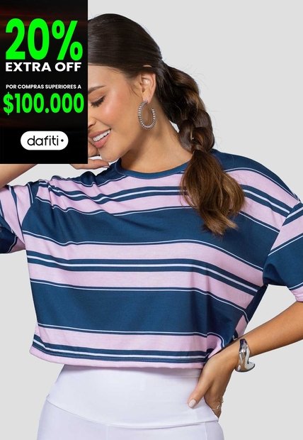 Camiseta Mujer Estampado Mp 115005