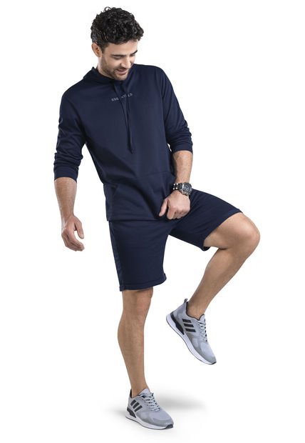 Bermuda Hombre Azul Navy Mp 6445
