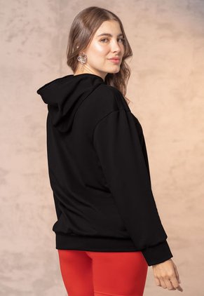 Buzo Mujer Negro Mp 110147