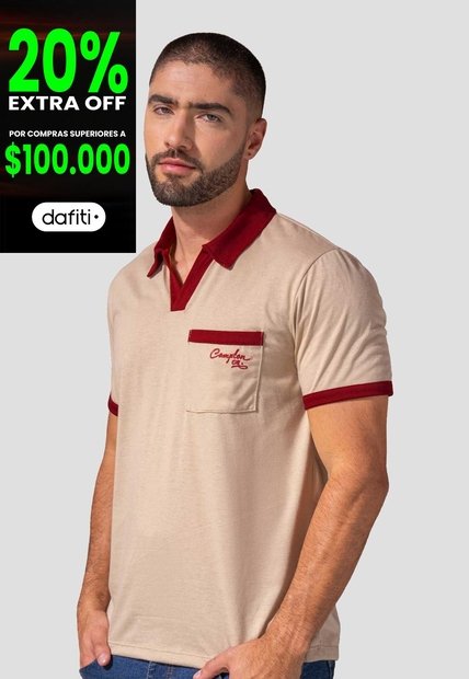 Polo Hombre Latte Mp 114980