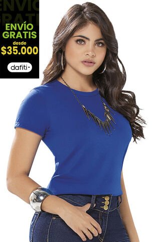 Camiseta Mujer Azul Mp 82961 MP